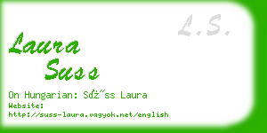 laura suss business card